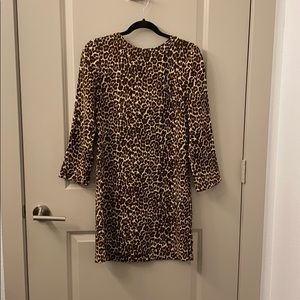 J. Crew Leopard Shift Dress